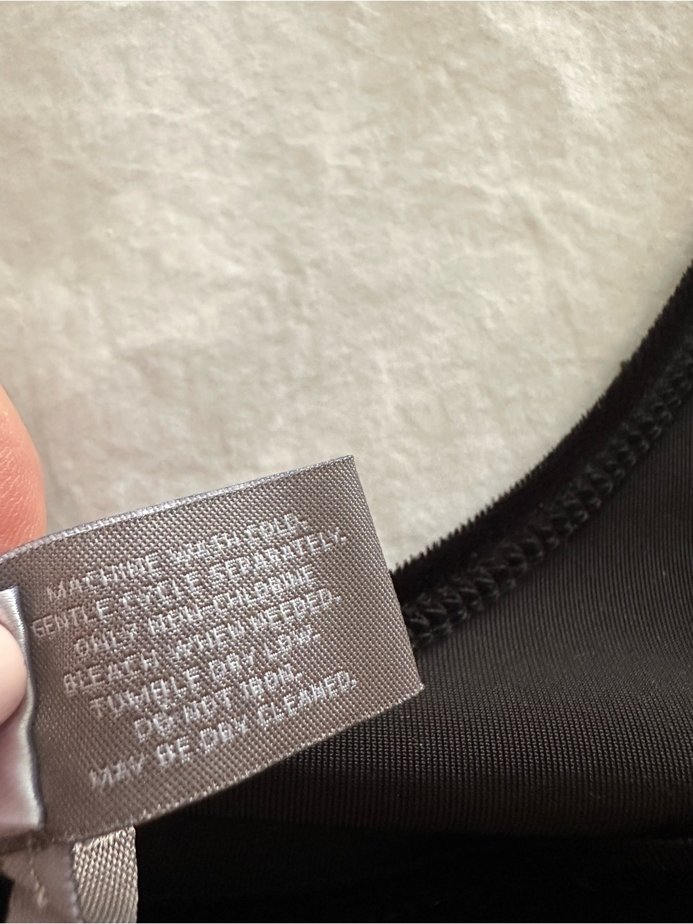 Chico's Black Velvet Tank Top, size large (2) - Picture 9 of 10
